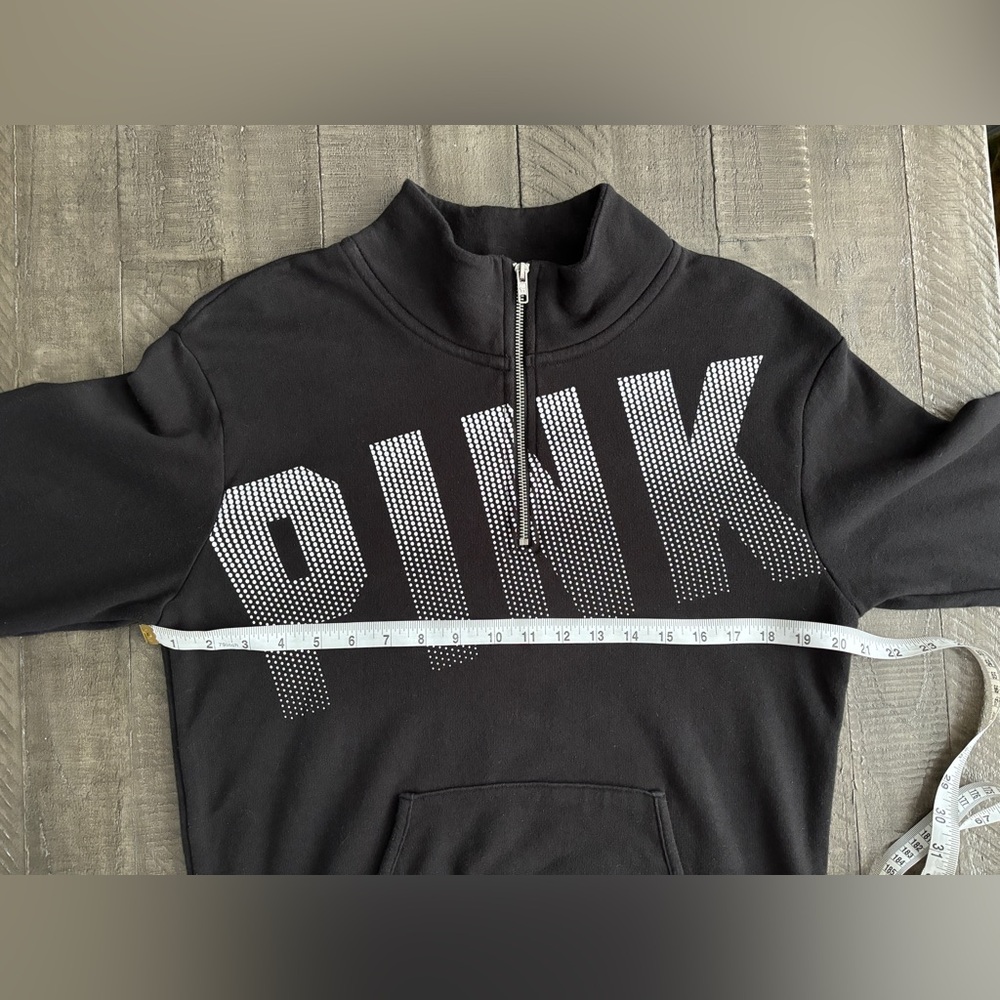 PINK Victoria's Secret Quarter Zip Sweater Size S - Picture 11 of 11